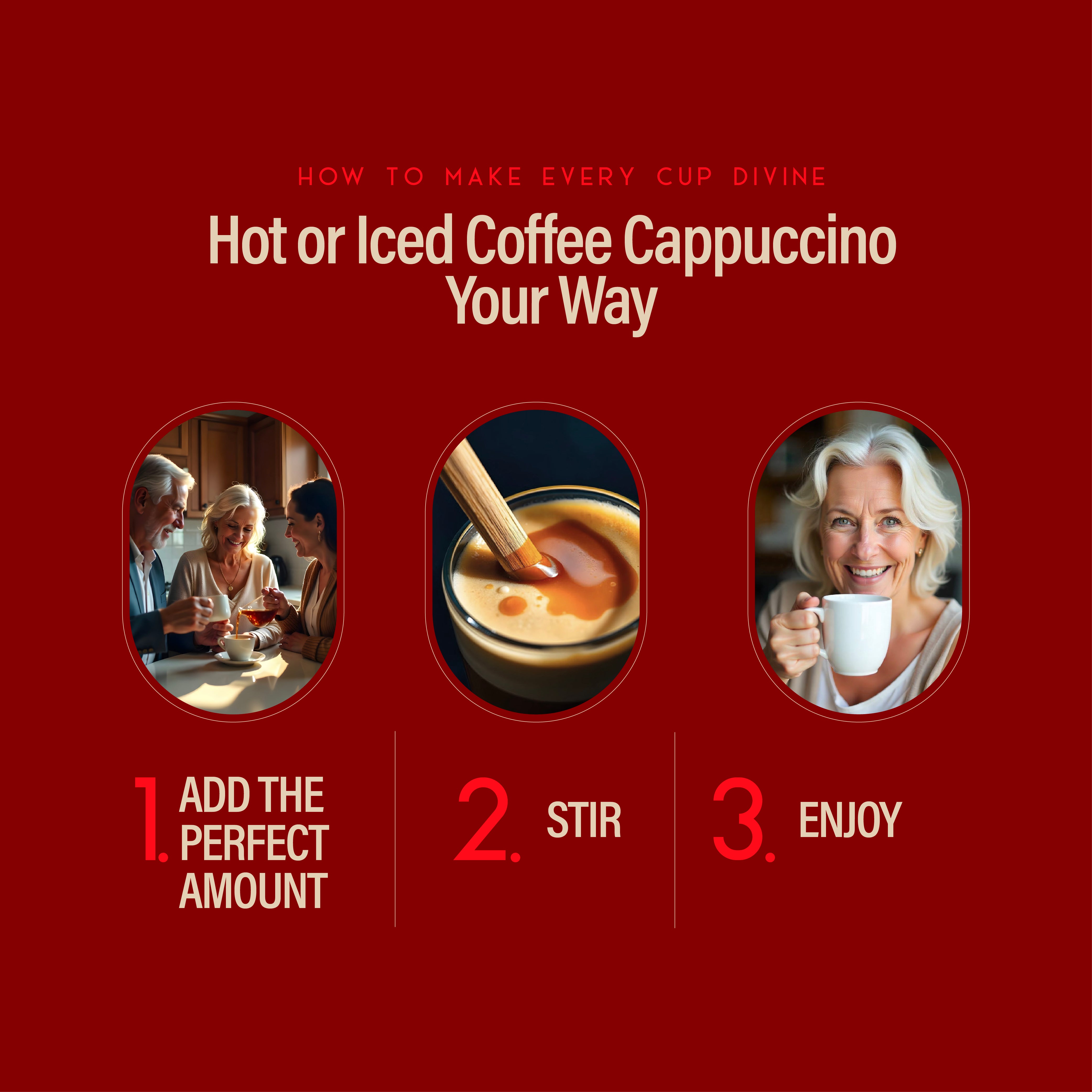 RIO Cappuccino Syrup, Barista-Grade Cappuccino Coffee Syrup for Lattes & Macchiatos, Flavoring for Hot & Iced Drinks, Non-GMO, 700ml RIO Cappuccino Syrup, Barista-Grade Cappuccino Coffee Syrup for Lattes & Macchiatos, Flavoring for Hot & Iced Drinks, Non-GMO, 700ml