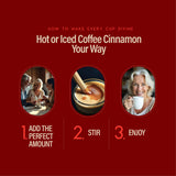 RIO Cinnamon Syrup For Coffee, Barista-Grade Cinnamon Coffee Syrup for Lattes & Macchiatos, Flavoring for Hot & Iced Drinks, Non-GMO, 700ml