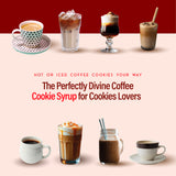 RIO Cookie Coffee Syrup, Barista-Grade Cookie Syrup For Coffee for Lattes & Macchiatos, Flavoring for Hot & Iced Drinks, Non-GMO, 700ml