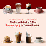 RIO Caramel Syrup For Coffee, Barista-Grade Coffee Syrup Caramel Flavoring for Lattes & Macchiatos, Flavoring for Hot & Iced Drinks, Non-GMO, 700ml