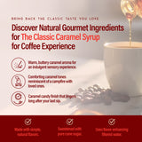 RIO Caramel Syrup For Coffee, Barista-Grade Coffee Syrup Caramel Flavoring for Lattes & Macchiatos, Flavoring for Hot & Iced Drinks, Non-GMO, 700ml