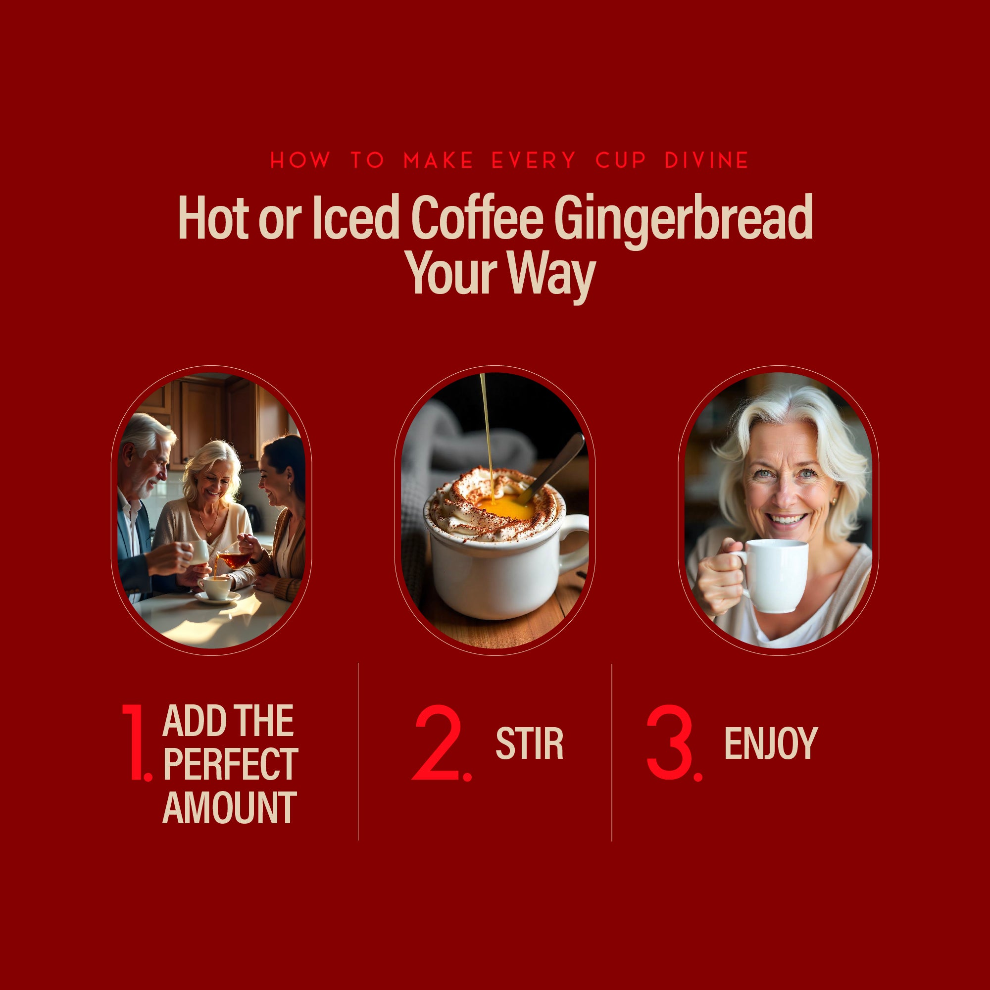 RIO Gingerbread Syrup, Barista-Grade Gingerbread Coffee Syrup for Lattes & Macchiatos, Flavoring for Hot & Iced Drinks, Non-GMO, 700ml RIO Gingerbread Syrup, Barista-Grade Gingerbread Coffee Syrup for Lattes & Macchiatos, Flavoring for Hot & Iced Drinks, Non-GMO, 700ml