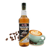 RIO Cappuccino Syrup, Barista-Grade Cappuccino Coffee Syrup for Lattes & Macchiatos, Flavoring for Hot & Iced Drinks, Non-GMO, 700ml