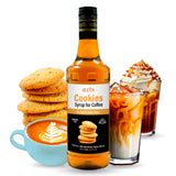 RIO Cookie Coffee Syrup, Barista-Grade Cookie Syrup For Coffee for Lattes & Macchiatos, Flavoring for Hot & Iced Drinks, Non-GMO, 700ml