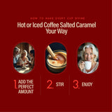 RIO Salted Caramel Cofee Syrup, Barista-Grade Salted Caramel For Cofee Perfect for Lattes & Macchiatos, For Hot & Iced Drinks, Non-GMO, 700ml