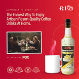 RIO White Chocolate Coffee Syrup, Barista-Grade White Chocolate Syrup For Coffee for Lattes & Macchiatos, Flavor for Hot & Iced Drinks, Non-GMO, 700ml