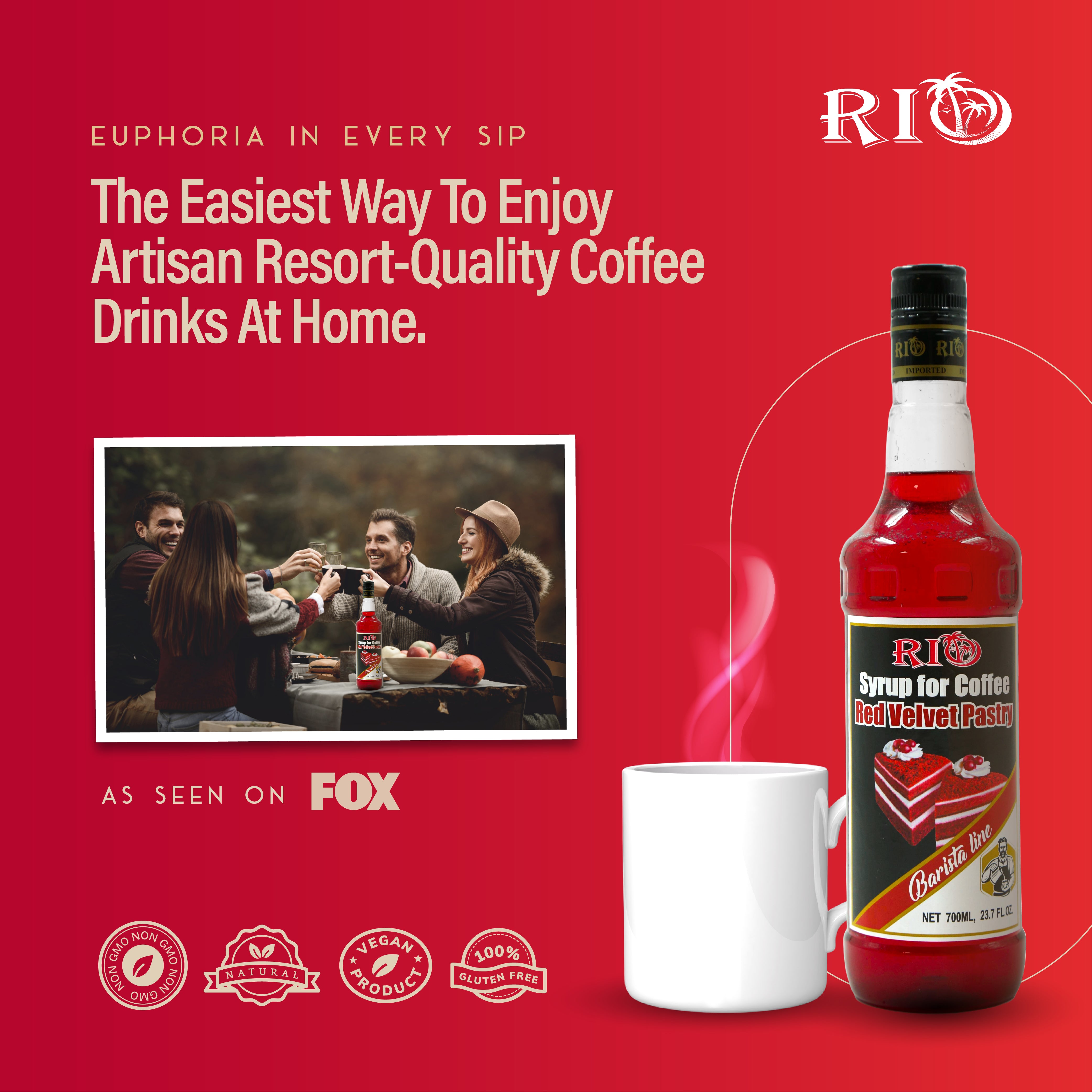 Red Velvet Coffee Syrup